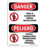 Pool Is Closed For Repair Do Not Enter