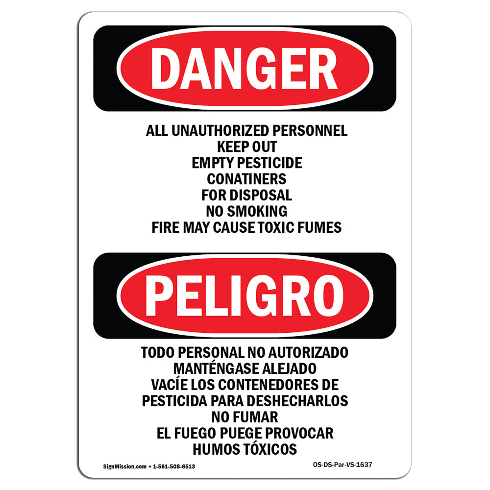 Portrait Empty Pesticide Containers For Disposal