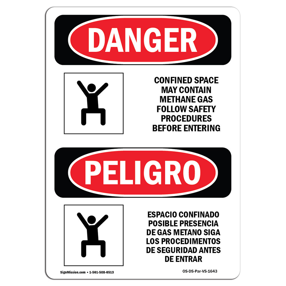 Confined Space May Contain Methane Gas