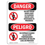 Do Not Enter When Light Is Flashing