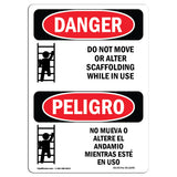Do Not Move Or Alter Scaffolding