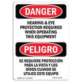 Hearing Eye Protection Required Operating