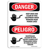 Keep Away Clear This Equipment Power Lines