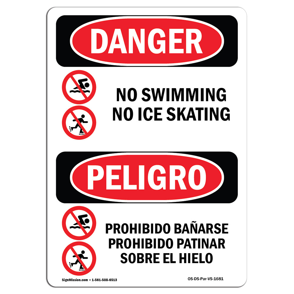 No Swimming No Ice Skating