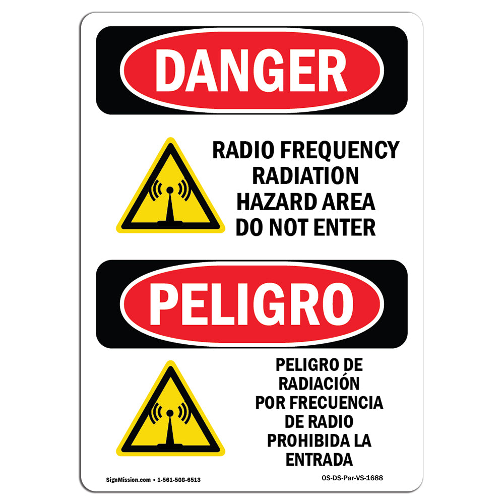 Radio Frequency Radiation Hazard Area