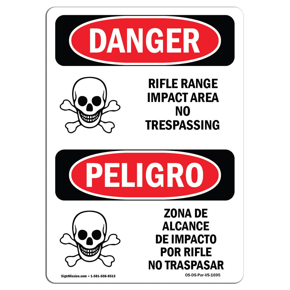 Rifle Range Impact Area No Trespassing