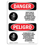Safety Belts And Lifelines Required