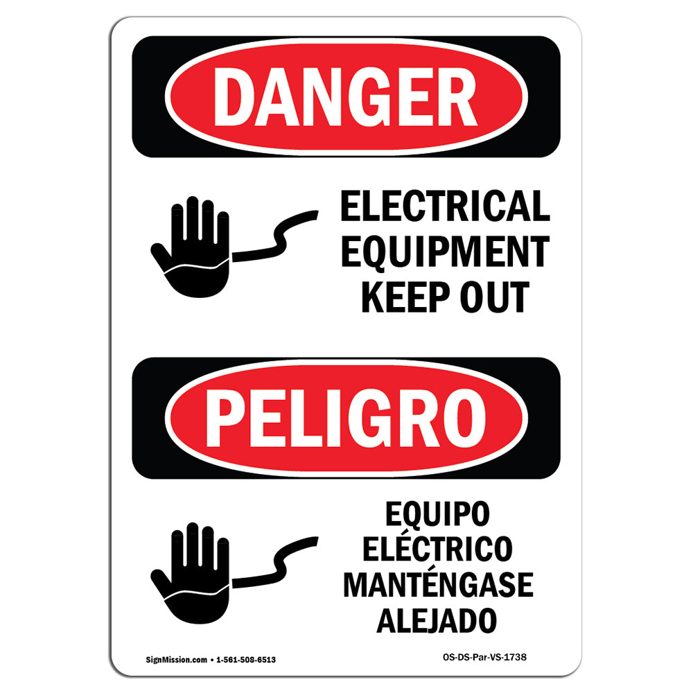 Electrical Equipment Keep Out