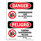 Underground Gas Call Before Digging #811