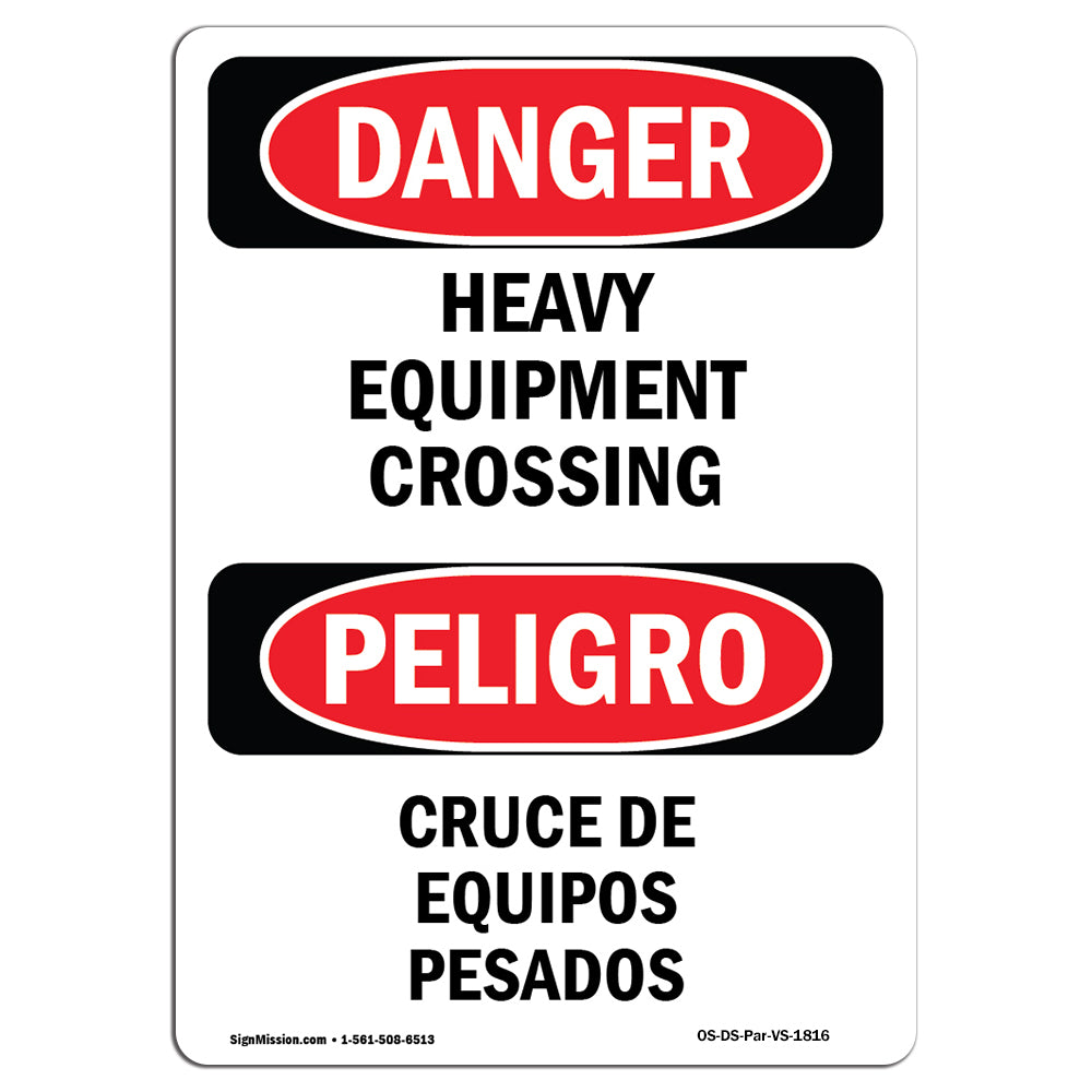 Heavy Equipment Crossing