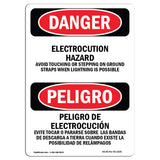 Electrocution Hazard Avoid Touching