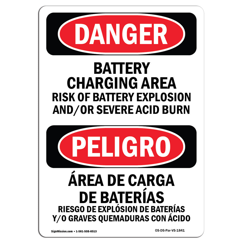 Portrait Battery Charging Area Risk Of Explosion