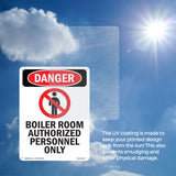 Boiler Room Authorized Personnel Only
