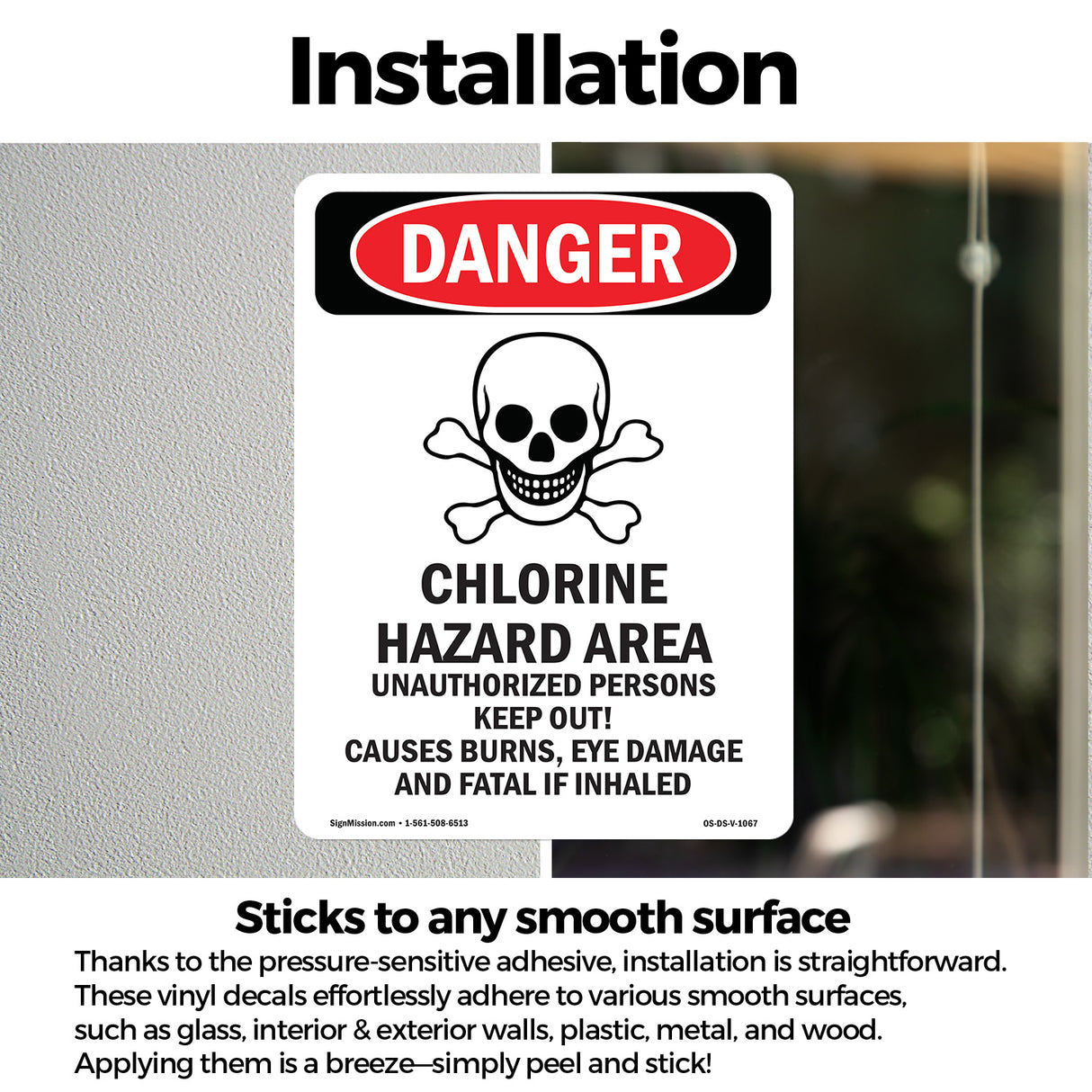 Chlorine Hazard Area