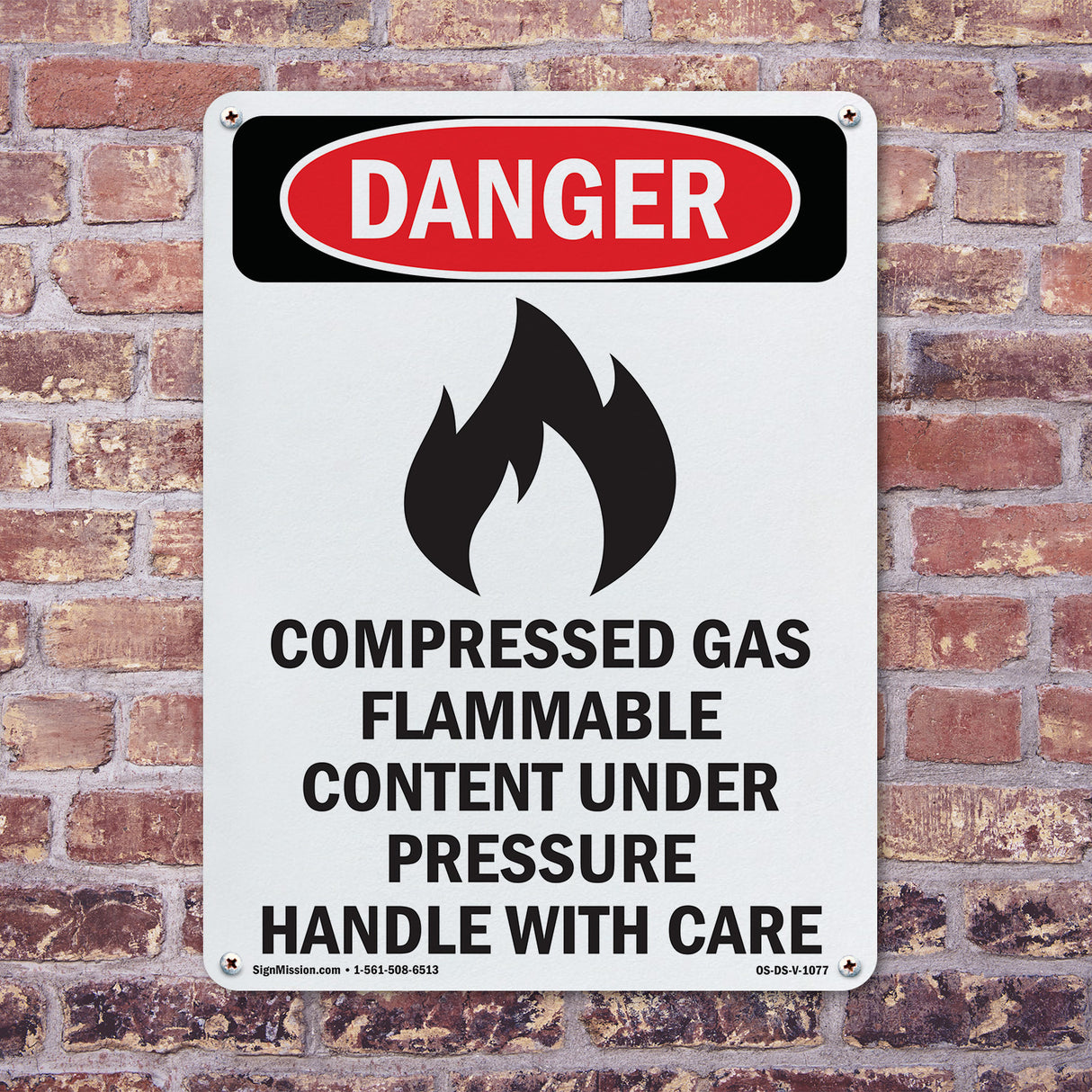 Compressed Gas Flammable Content
