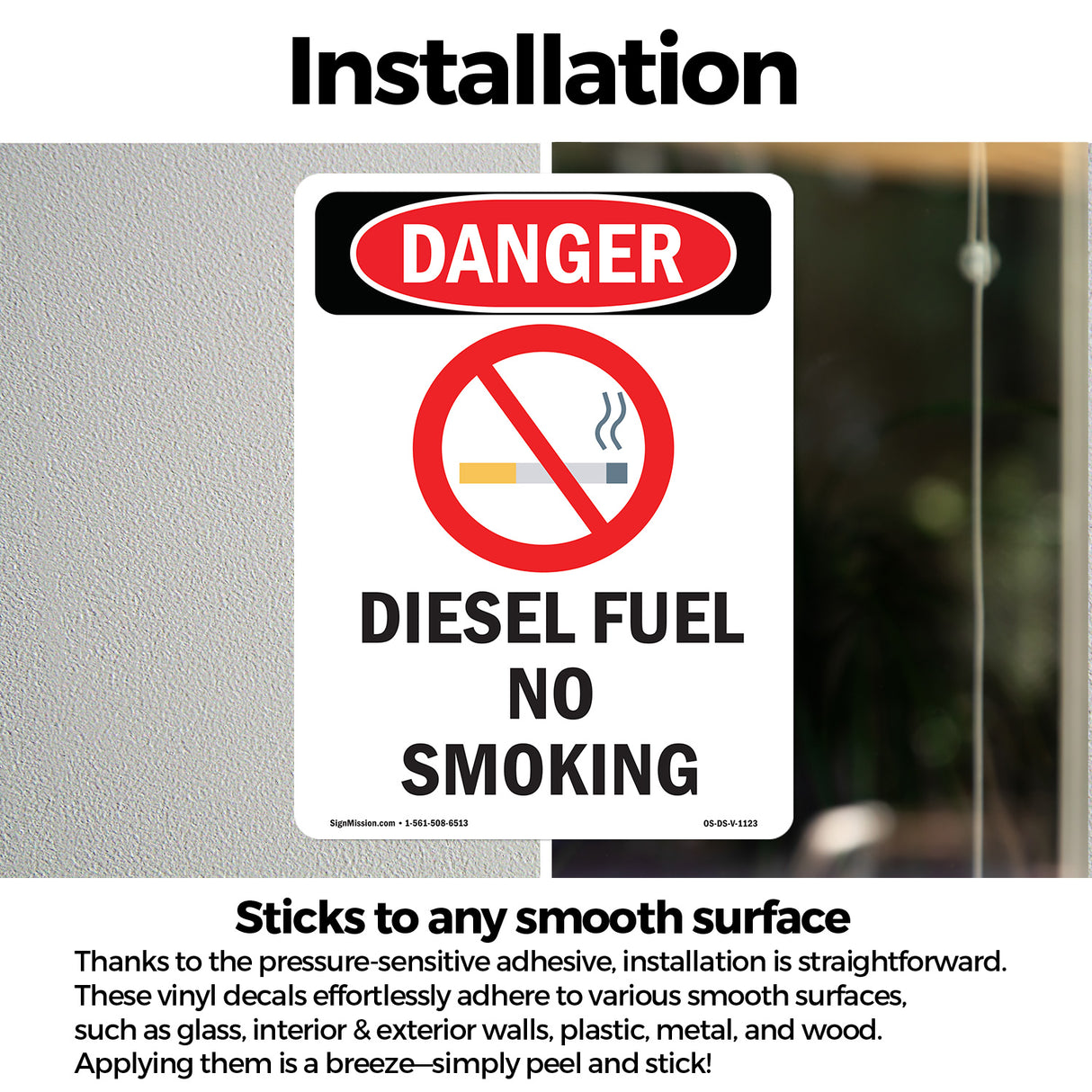 Diesel Fuel No Smoking