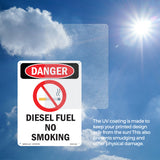 Diesel Fuel No Smoking