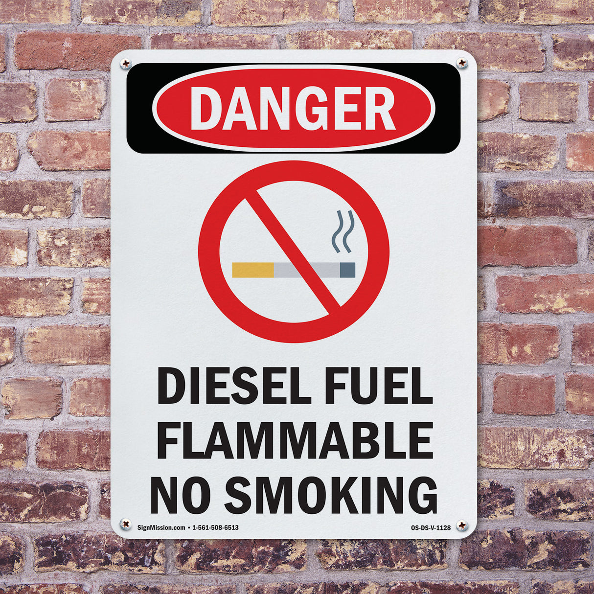 Diesel Fuel Flammable No Smoking