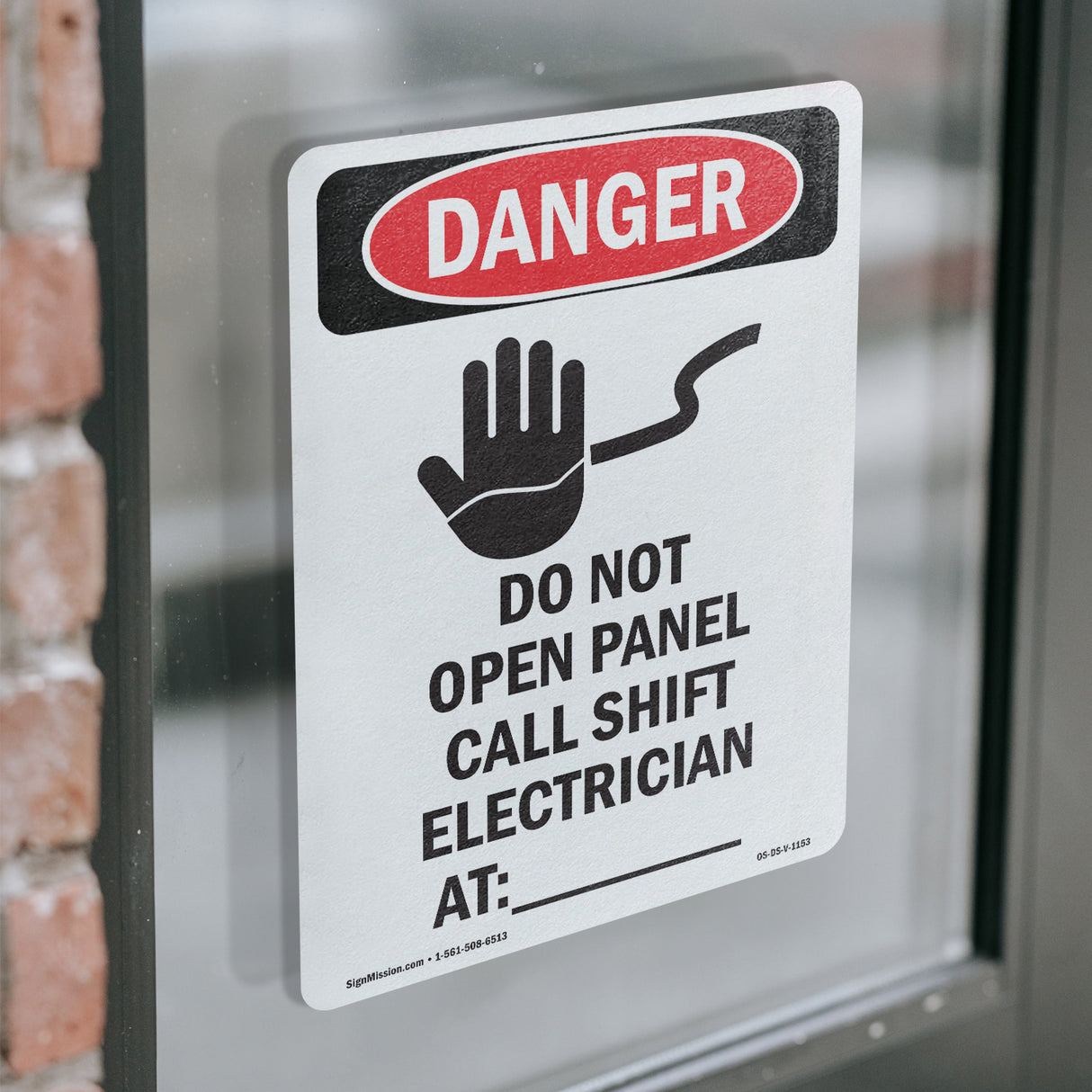 Do Not Open Panel Call Shift Electrician