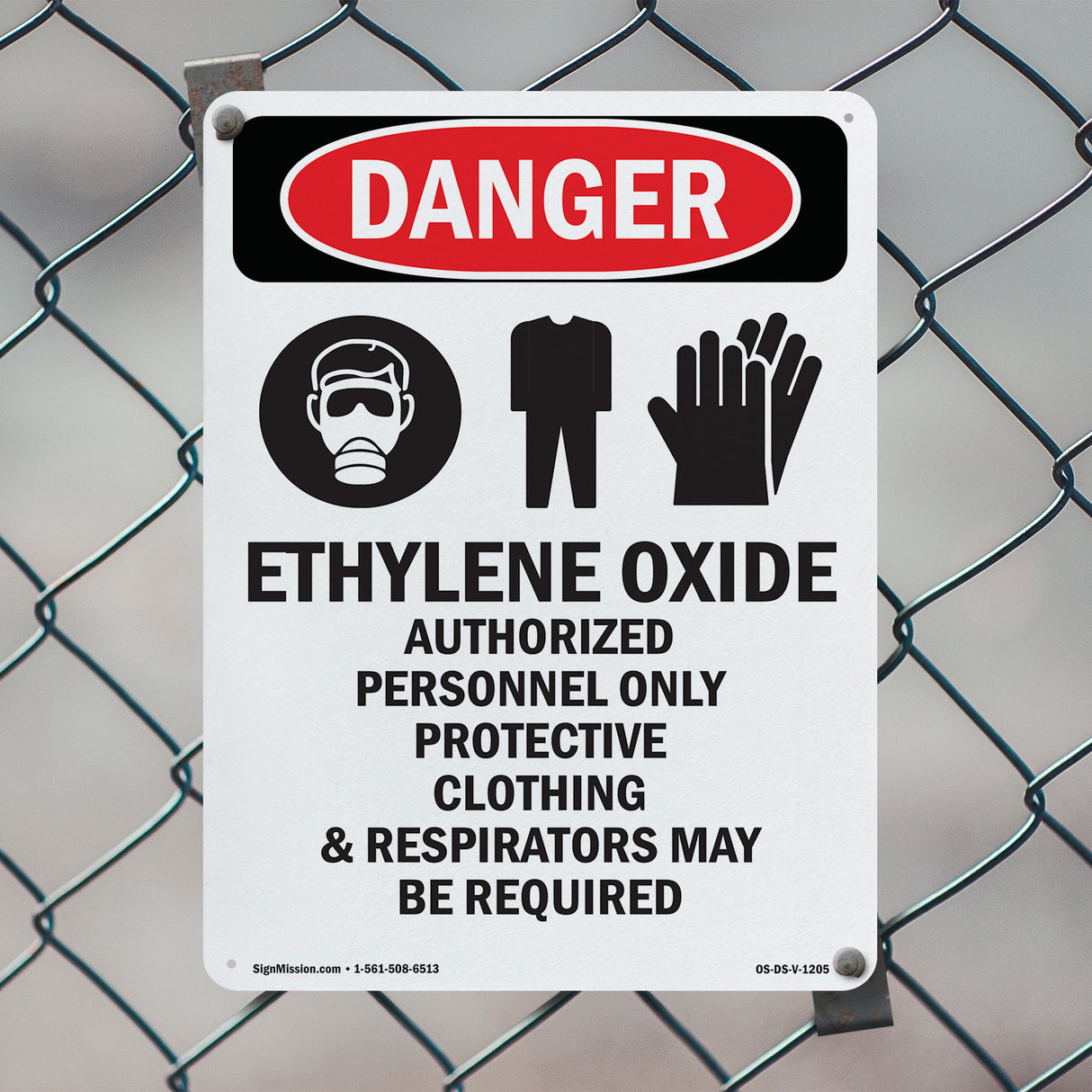 Ethylene Oxide Authorized Personnel Only