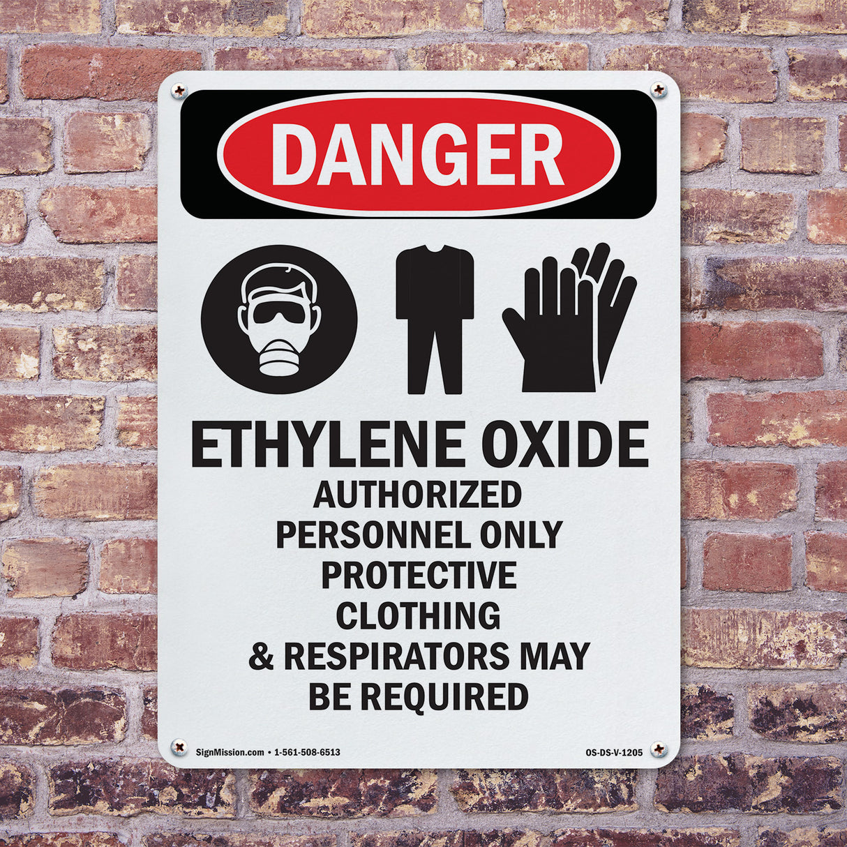 Ethylene Oxide Authorized Personnel Only