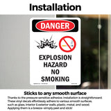 Explosion Hazard No Smoking