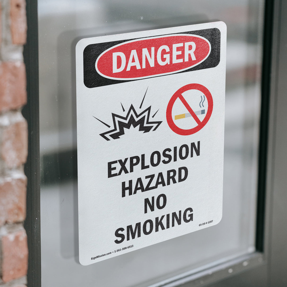 Explosion Hazard No Smoking