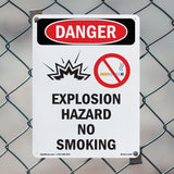 Explosion Hazard No Smoking