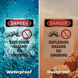 Explosion Hazard No Smoking
