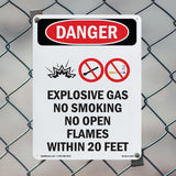 Explosive Gas No Smoking Within 20 Feet