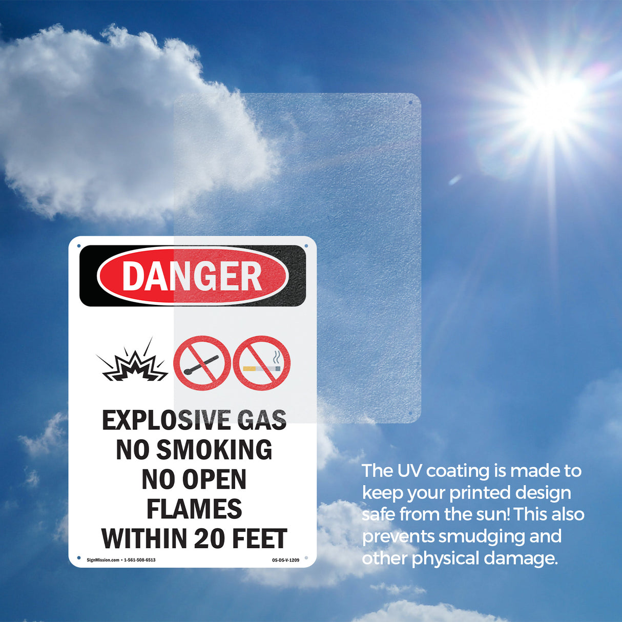 Explosive Gas No Smoking Within 20 Feet