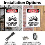 Explosives Keep Out