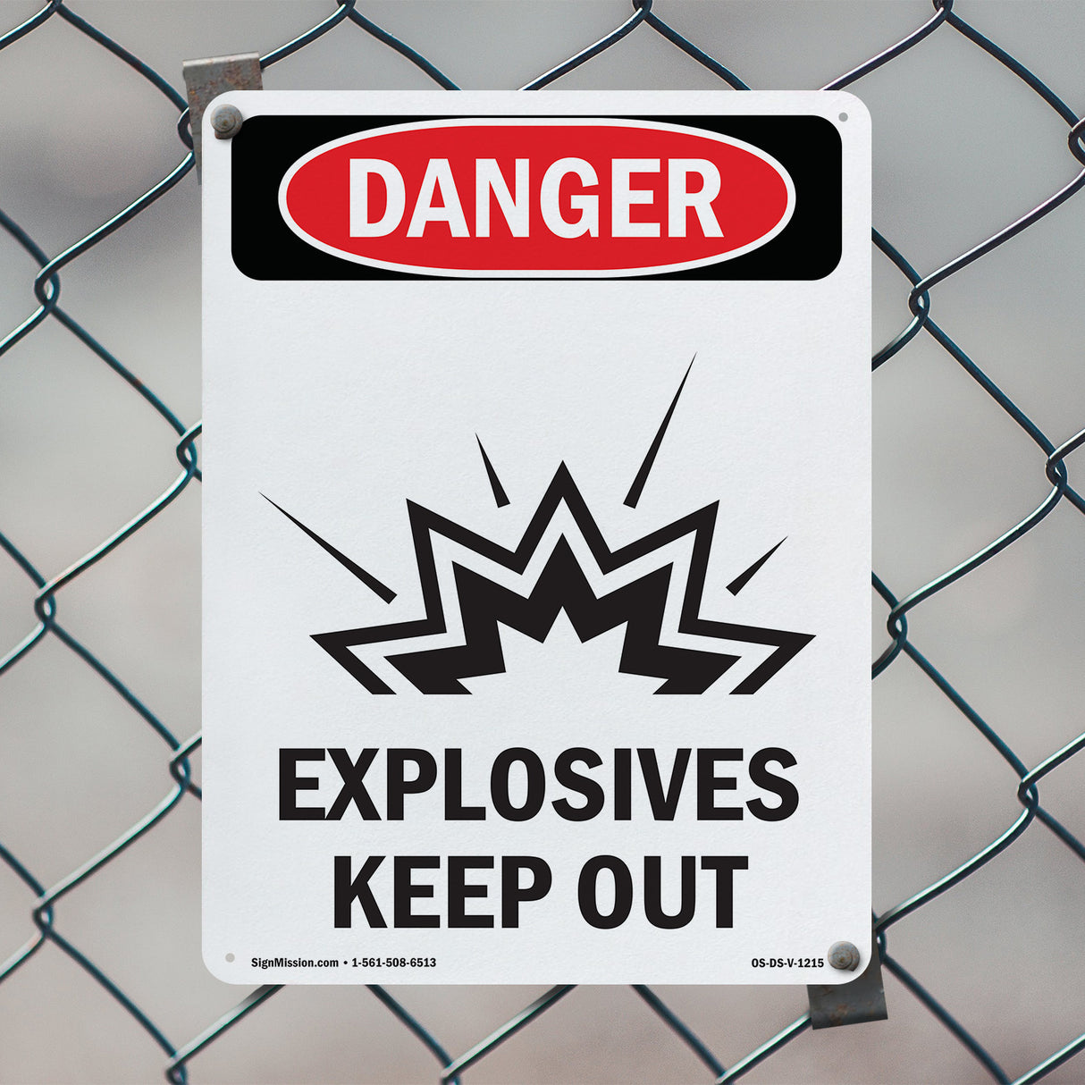 Explosives Keep Out