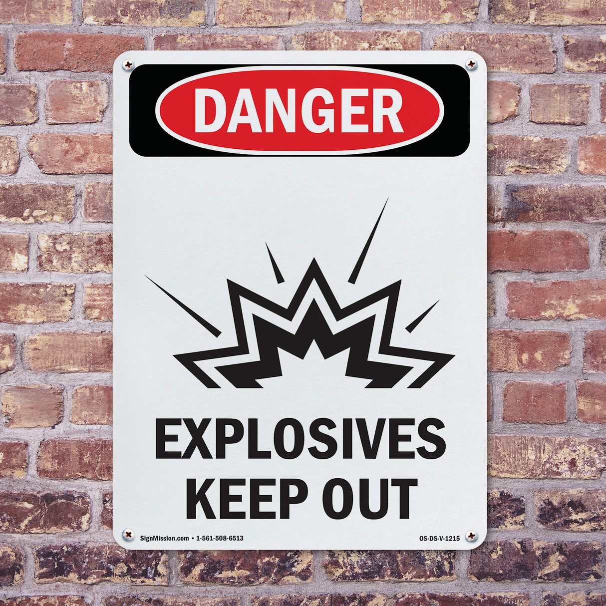 Explosives Keep Out