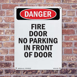 Fire Door No Parking In Front Of Door
