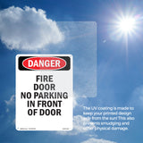 Fire Door No Parking In Front Of Door