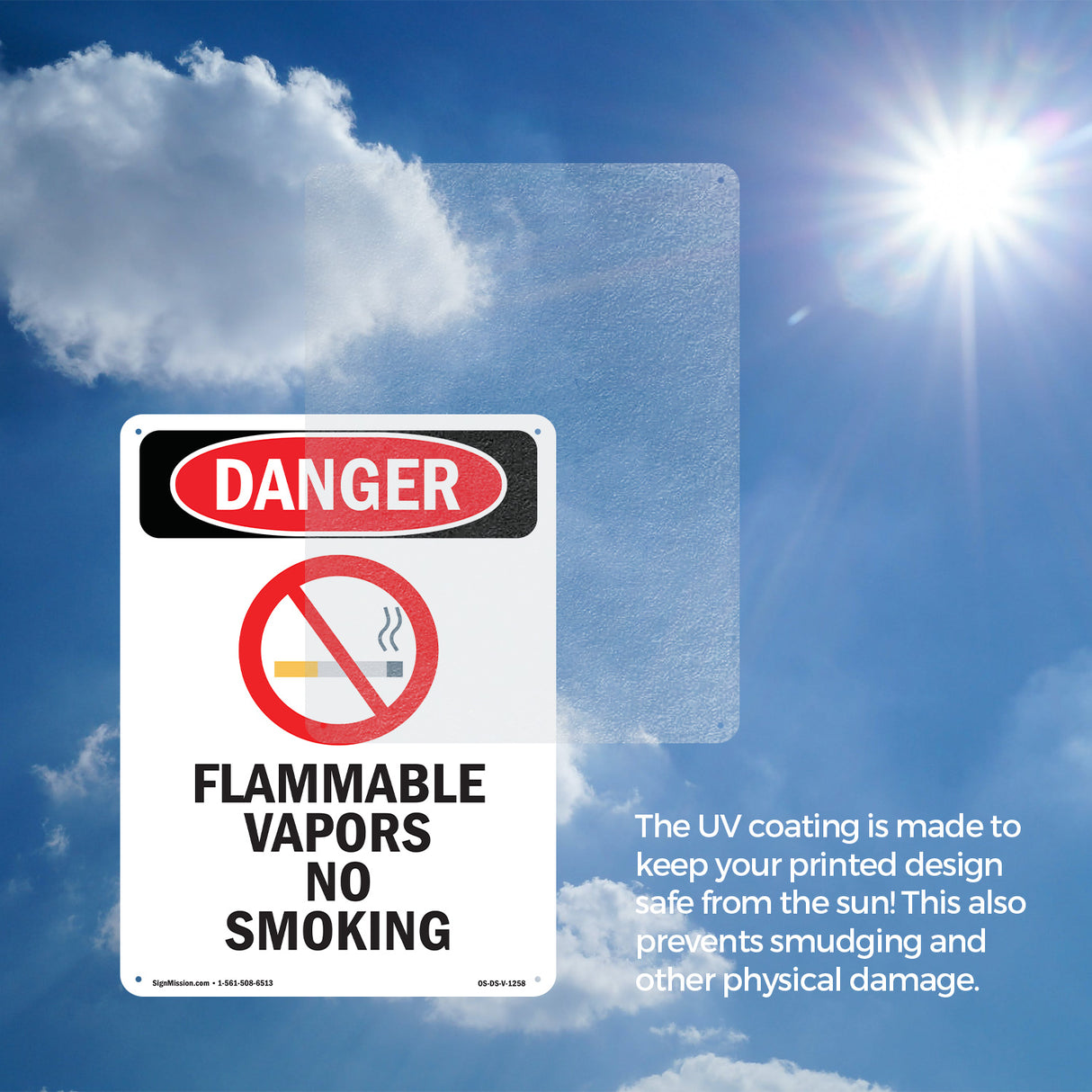 Flammable Vapors No Smoking