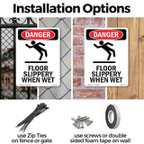 Floor Slippery When Wet