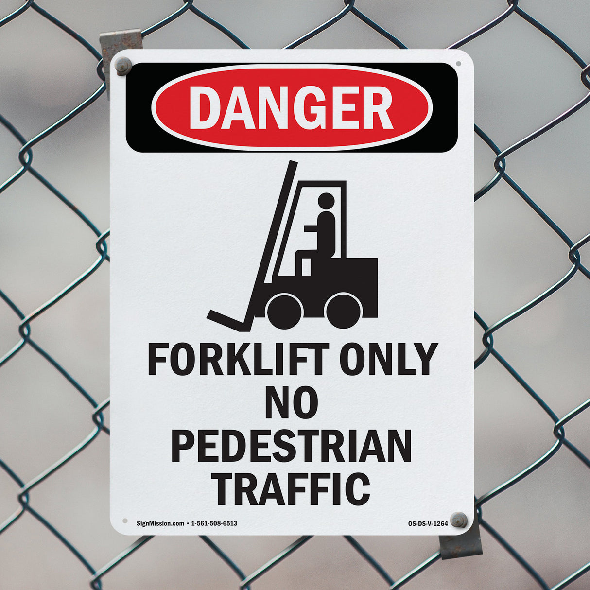 Forklift Only No Pedestrian Traffic