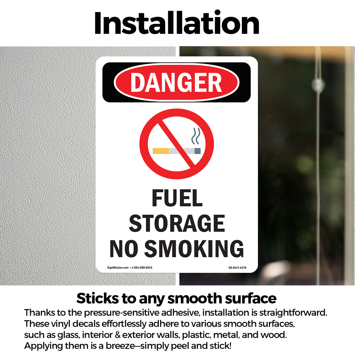 Fuel Storage No Smoking