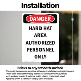 Hard Hat Area Authorized Personnel Only