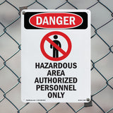 Hazardous Area Authorized Personnel Only