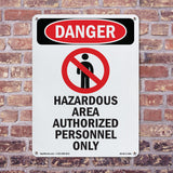 Hazardous Area Authorized Personnel Only