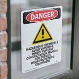 Hazardous Chemicals Avoid Vapors Contact