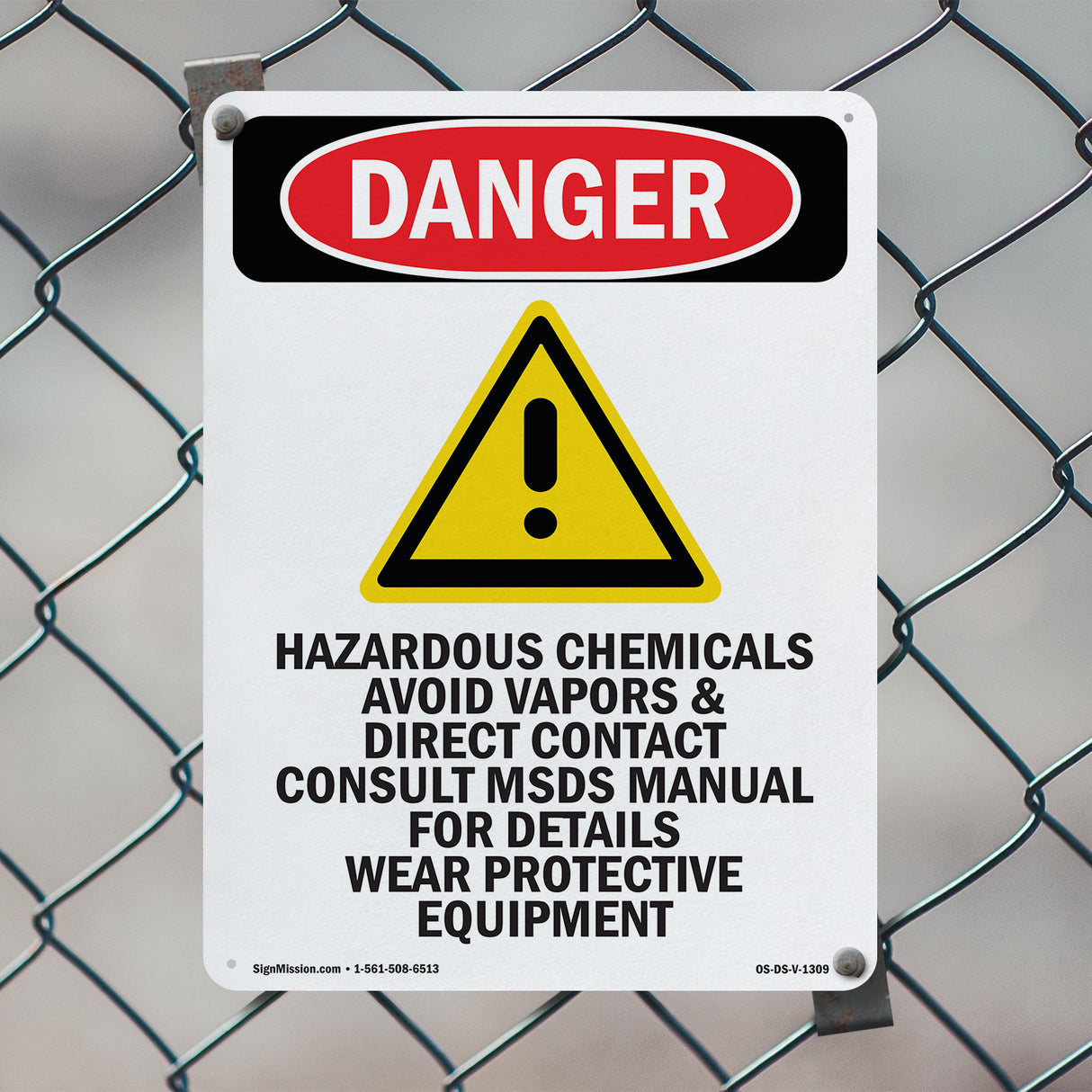 Hazardous Chemicals Avoid Vapors Contact