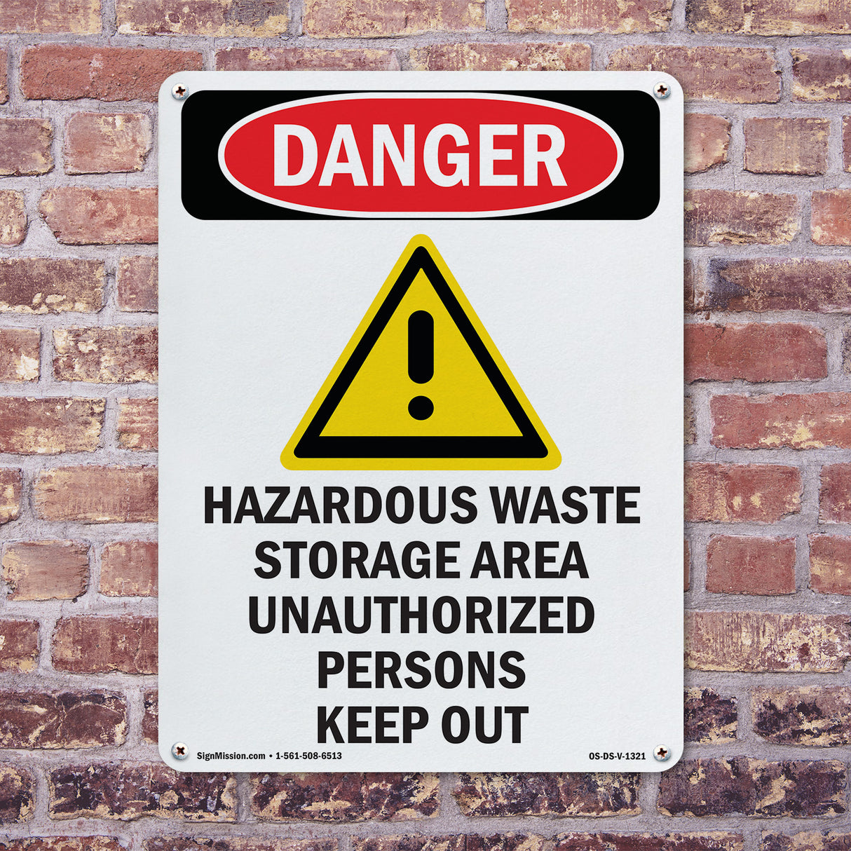 Hazardous Waste Storage Area