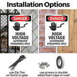 High Voltage Authorized Personnel Only