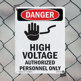 High Voltage Authorized Personnel Only
