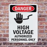 High Voltage Authorized Personnel Only