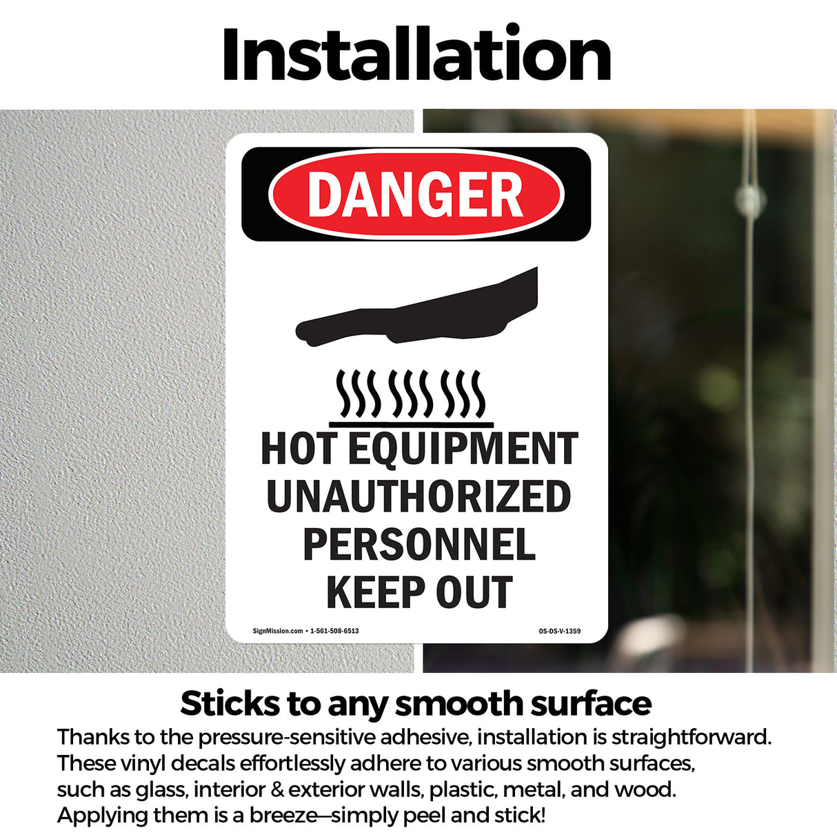 Hot Equipment Unauthorized Keep Out
